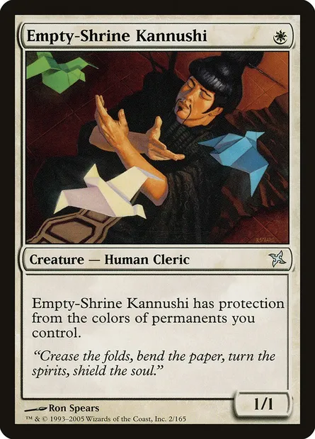 Empty-Shrine Kannushi, Magic card BOK 2 — Betrayers of Kamigawa set