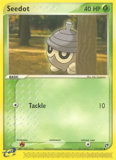 Seedot, Pokémon card SS 77 — Sandstorm set
