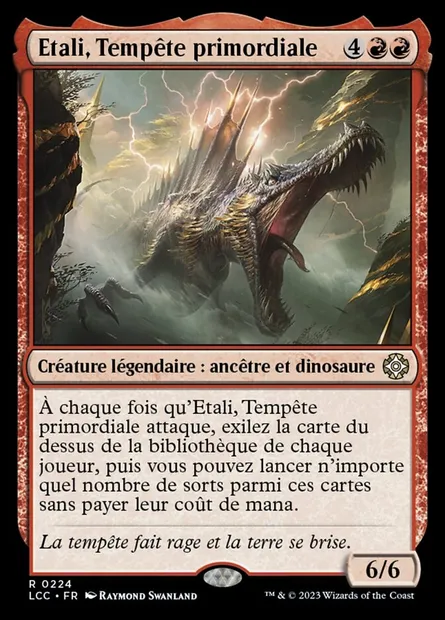 Etali, Tempête primordiale, carte Magic LCC 224 — extension The Lost Caverns of Ixalan Commander