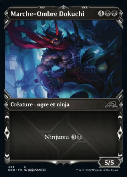 Marche-Ombre Dokuchi, carte Magic NEO 339 — extension Kamigawa: La Dynastie Néon
