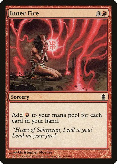 Inner Fire, Magic card SOK 105 — Saviors of Kamigawa set