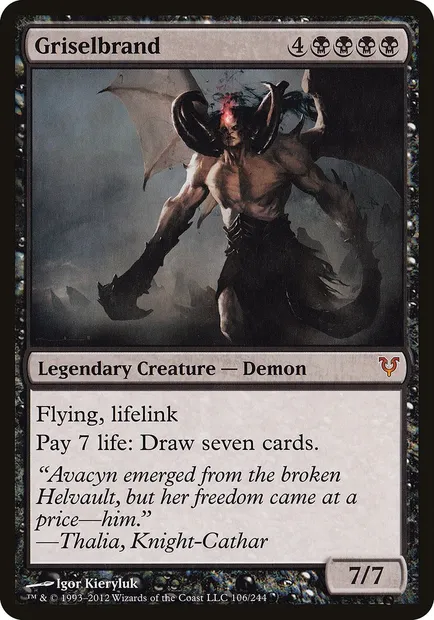 Griselbrand, Magic card PHEL 106 — Open the Helvault set