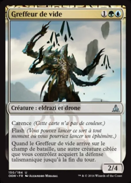 Greffeur de vide, carte Magic OGW 150 — extension Le serment des Sentinelles