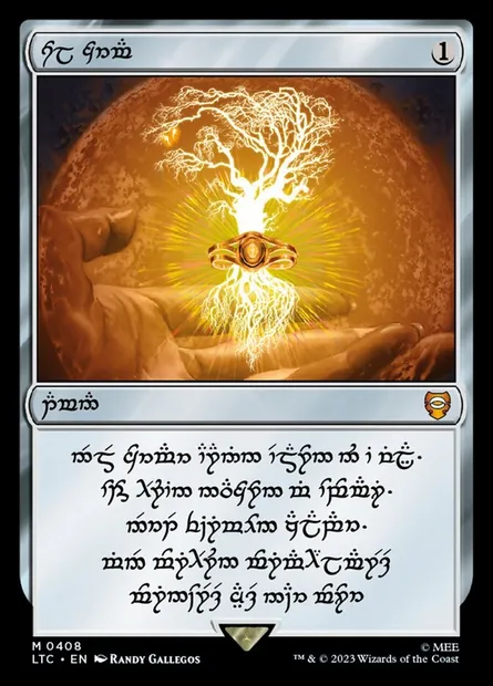 Sol Ring, Magic card LTC 408 — Tales of Middle-earth Commander set