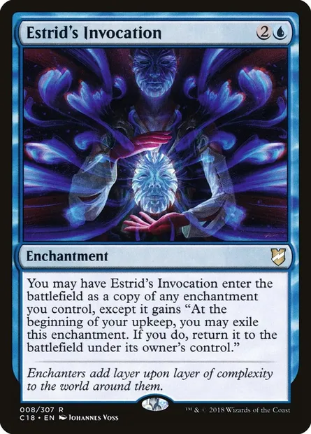 Estrid's Invocation, Magic card C18 8 — Commander 2018 set