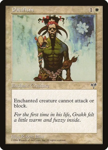 Pacifisme, carte Magic MIR 32 — extension Mirage