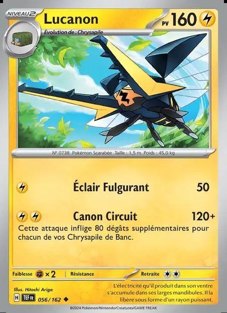 Lucanon, carte Pokémon TEF 056 — extension Forces Temporelles