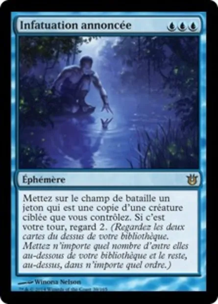 Infatuation annoncée, carte Magic BNG 39 — extension Créations divines
