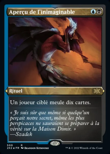 Aperçu de l'inimaginable, carte Magic 2X2 500 — extension Double Masters 2022