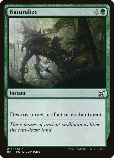 Naturalize, Magic card DDU 19 — Duel Decks: Elves vs. Inventors set