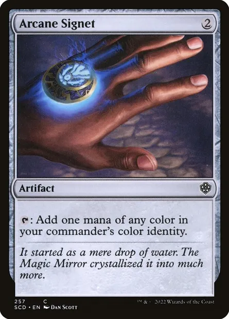 Arcane Signet, Magic card SCD 257 — Starter Commander Decks set
