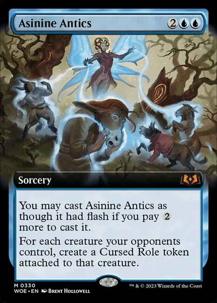 Asinine Antics, Magic card WOE 330 — Wilds of Eldraine set