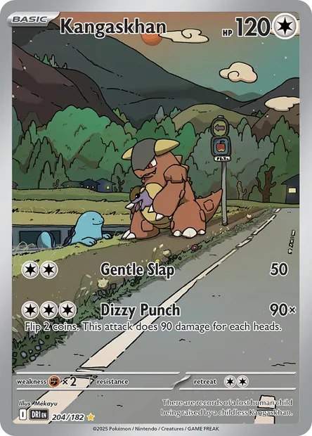 Kangaskhan, Pokémon card DRI 204 — Destined Rivals set