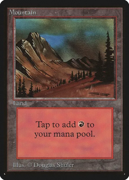 Mountain, Magic card LEB 299 — Limited Edition Beta set