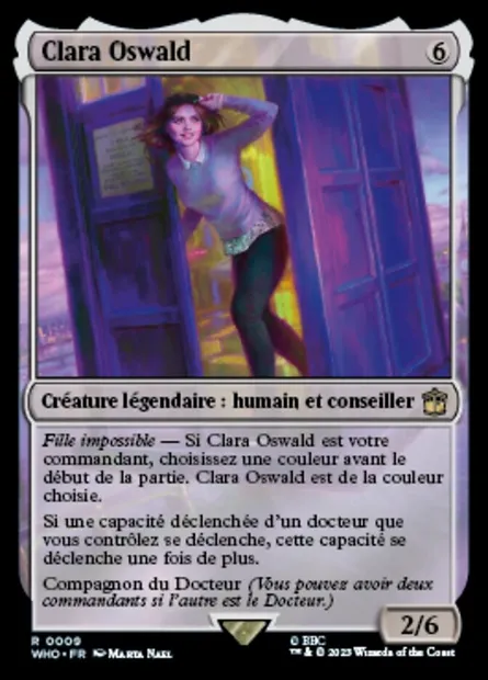 Clara Oswald, carte Magic WHO 9 — extension Doctor Who