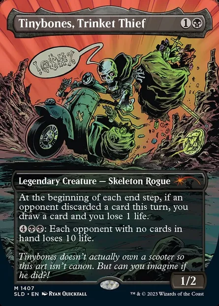 Tinybones, Trinket Thief, Magic card SLD 1407 — Secret Lair Drop set