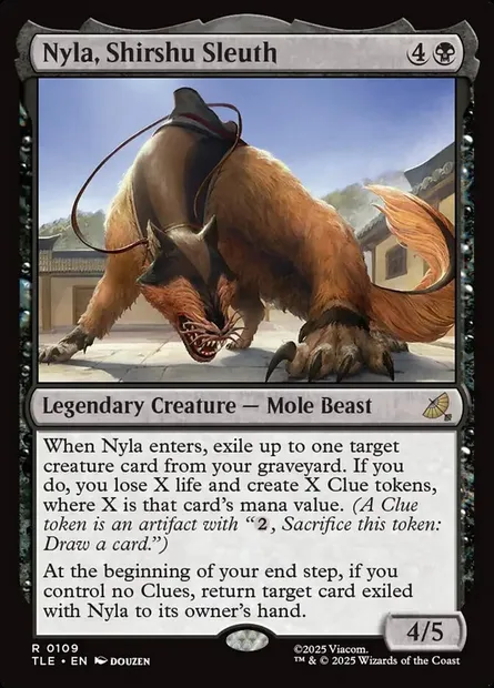 Nyla, Shirshu Sleuth, Magic card TLE 109 — Avatar: The Last Airbender Eternal set