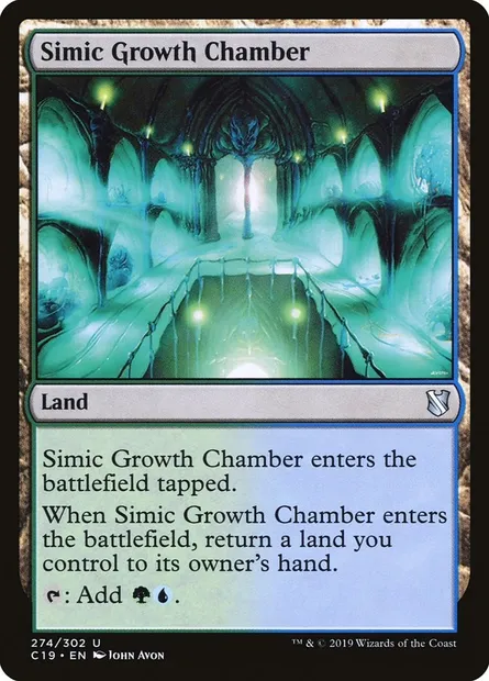 Simic Growth Chamber, Magic card C19 274 — Commander 2019 set