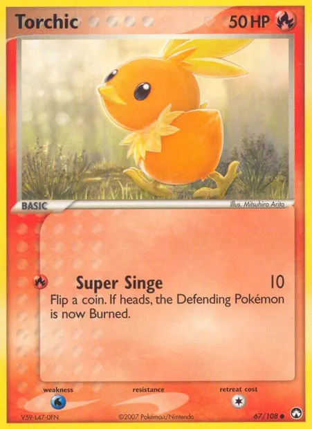 Torchic, Pokémon card PK 67 — Power Keepers set