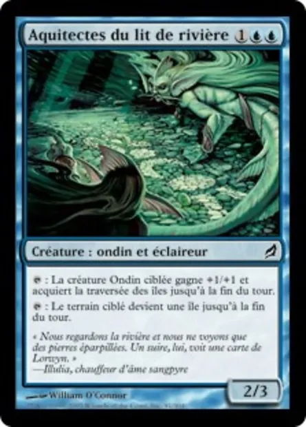 Aquitectes du lit de rivière, carte Magic LRW 91 — extension Lorwyn