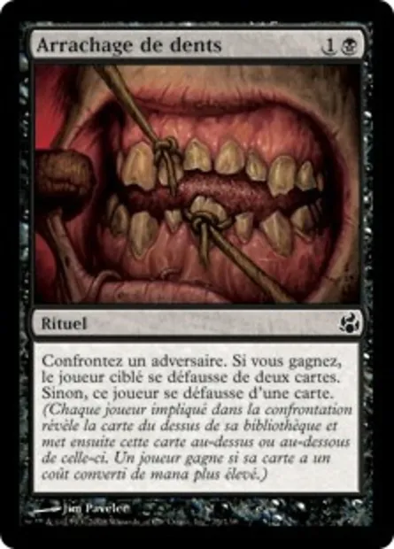 Arrachage de dents, carte Magic MOR 75 — extension Leveciel