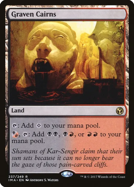 Graven Cairns, Magic card IMA 237 — Iconic Masters set