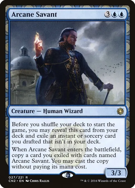 Arcane Savant, Magic card CN2 27 — Conspiracy: Take the Crown set