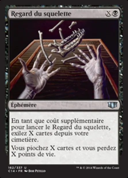 Regard du squelette, carte Magic C14 162 — extension Commander 2014