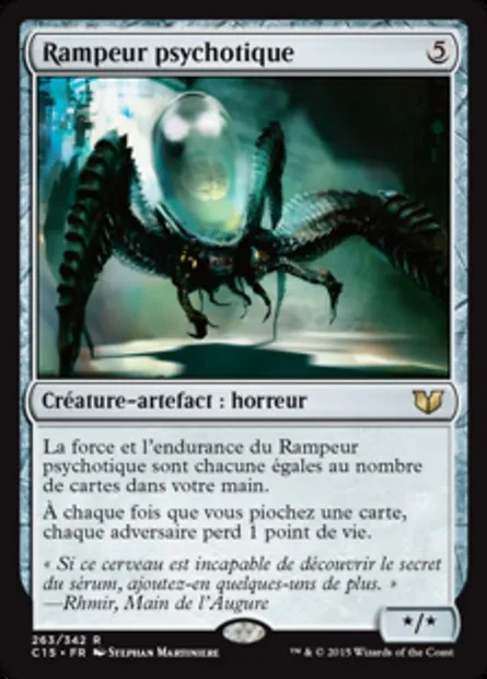 Rampeur psychotique, carte Magic C15 263 — extension Commander 2015