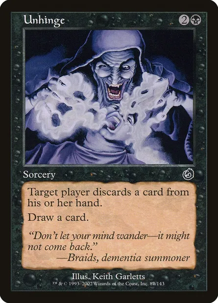 Rendre dingue, carte Magic TOR 87 — extension Tourment