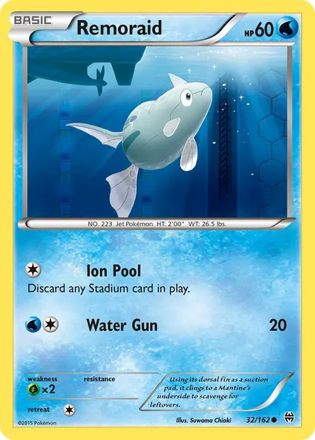 Remoraid, Pokémon card BKT 32 — BREAKthrough set