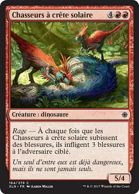 Chasseurs à crête solaire, carte Magic XLN 164 — extension Ixalan
