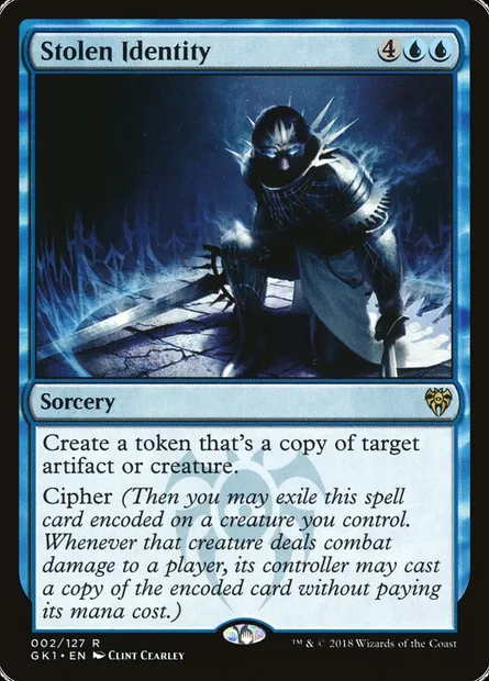 Stolen Identity, Magic card GK1 2 — GRN Guild Kit set