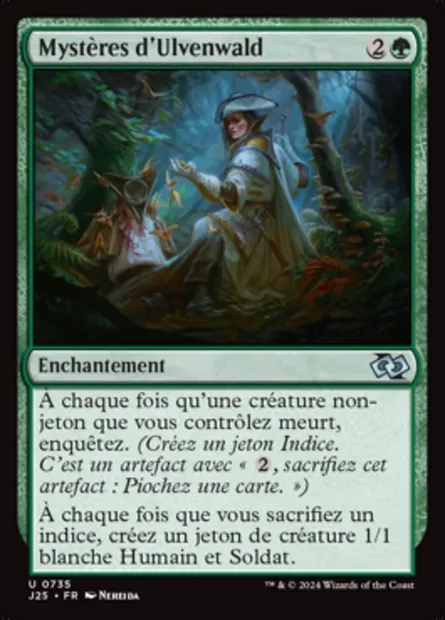 Mystères d'Ulvenwald, carte Magic J25 735 — extension Foundations Jumpstart