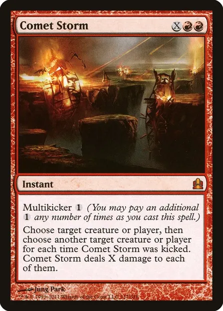 Comet Storm, Magic card CMD 117 — Commander 2011 set