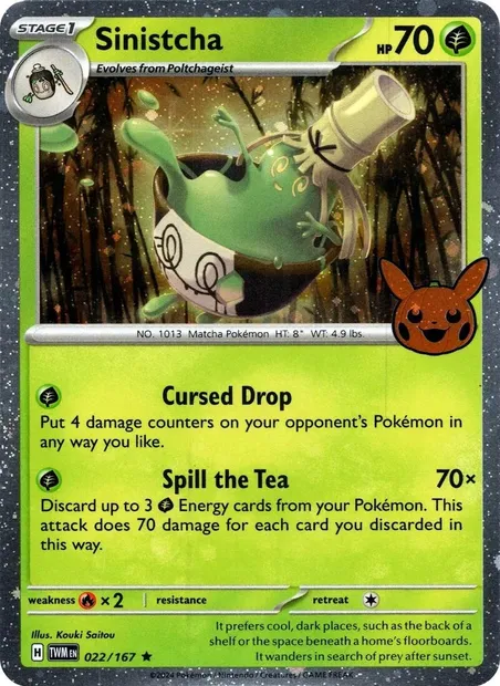 Théffroyable, carte Pokémon TOT24 022 — extension Trick or Trade 2024