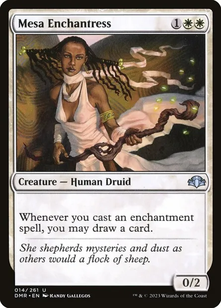 Mesa Enchantress, Magic card DMR 14 — Dominaria Remastered set