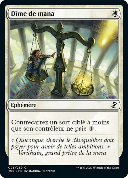 Dîme de mana, carte Magic TSR 26 — extension Spirale Temporelle Remastered