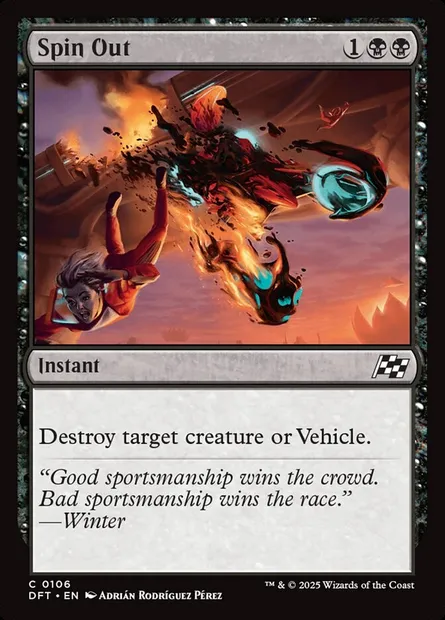 Spin Out, Magic card DFT 106 — Aetherdrift set