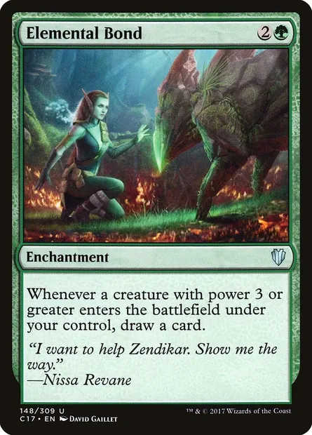 Elemental Bond, Magic card C17 148 — Commander 2017 set