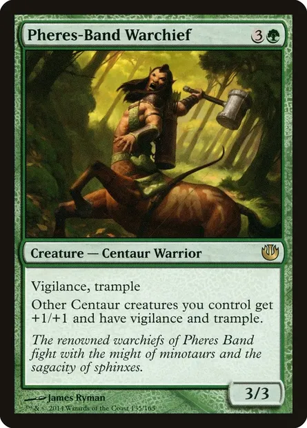 Pheres-Band Warchief, Magic card JOU 135 — Journey into Nyx set