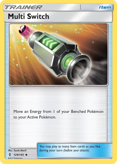 Multi Switch, Pokémon card GRI 129 — Guardians Rising set