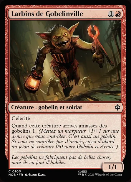 Larbins de Gobelinville, carte Magic HOB 100 — extension The Hobbit