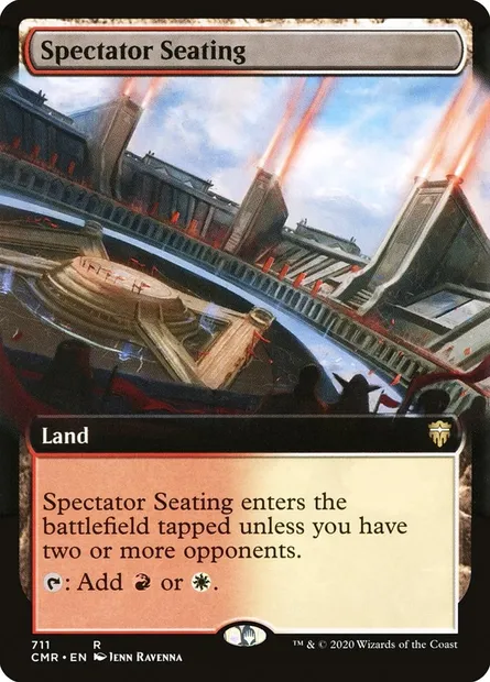 Spectator Seating, Magic card CMR 711 — Commander Legends set