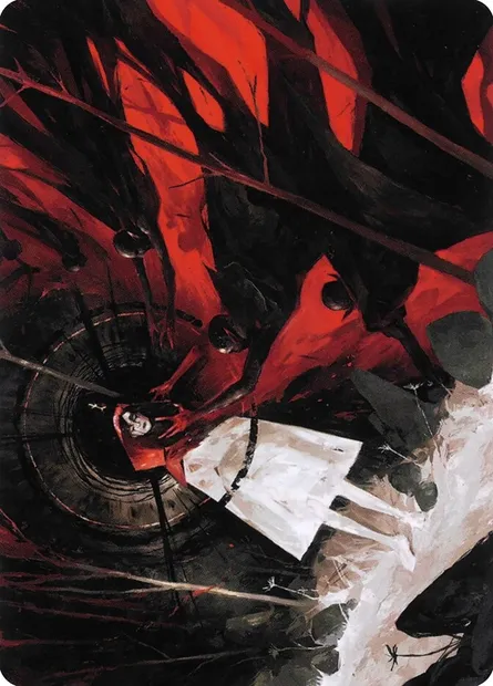 Curse of Hospitality // Curse of Hospitality, Magic card AVOW 41 — Crimson Vow Art Series set