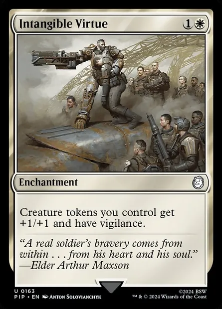 Intangible Virtue, Magic card PIP 163 — Fallout set