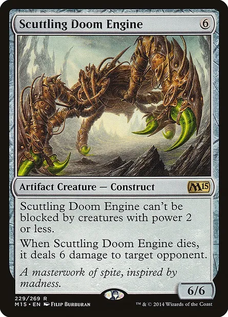 Scuttling Doom Engine, Magic card M15 229 — Magic 2015 set