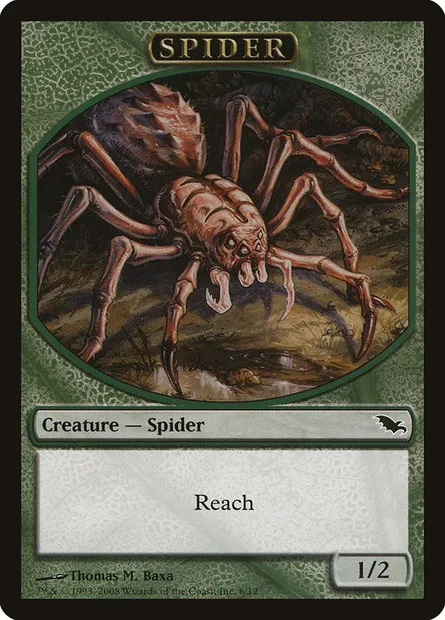 Spider, Magic card TSHM 6 — Shadowmoor Tokens set