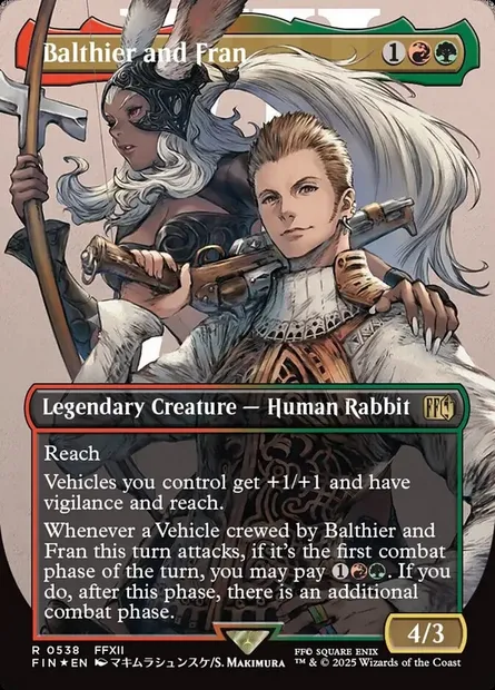 Balthier and Fran, Magic card FIN 538 — Final Fantasy set