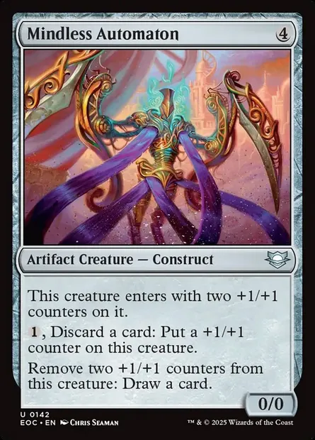 Mindless Automaton, Magic card EOC 142 — Edge of Eternities Commander set